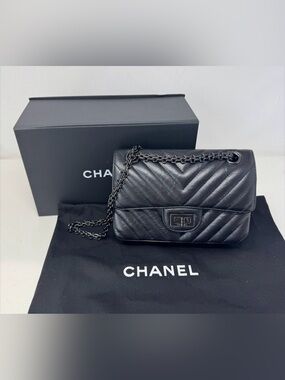 Chanel So Black Reissue Flap Bag
